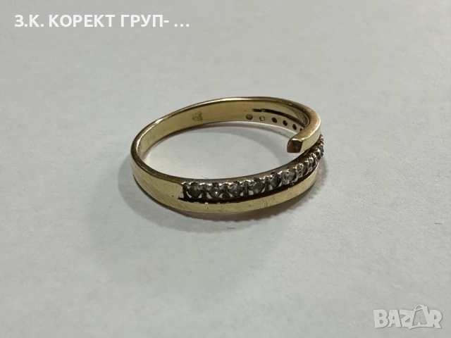 Златен пръстен 14к, 2,79гр, снимка 5 - Пръстени - 53924461