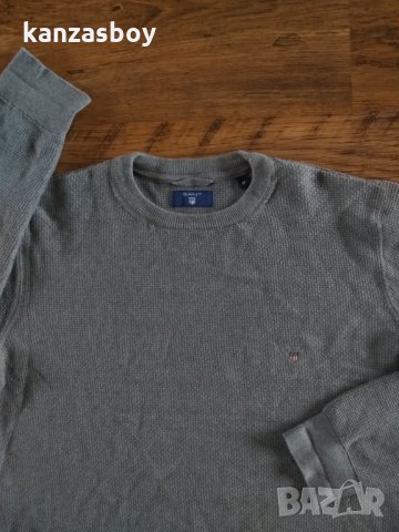 gant grey jumper - страхотен мъжки пуловер КАТО НОВ, снимка 3 - Пуловери - 34982717