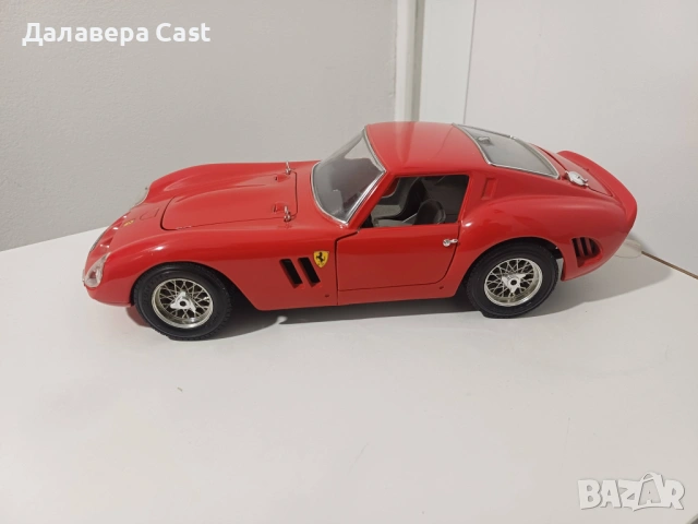 1/18 Ferrari GTO 1962 Bburago Italy , снимка 5 - Колекции - 54181525
