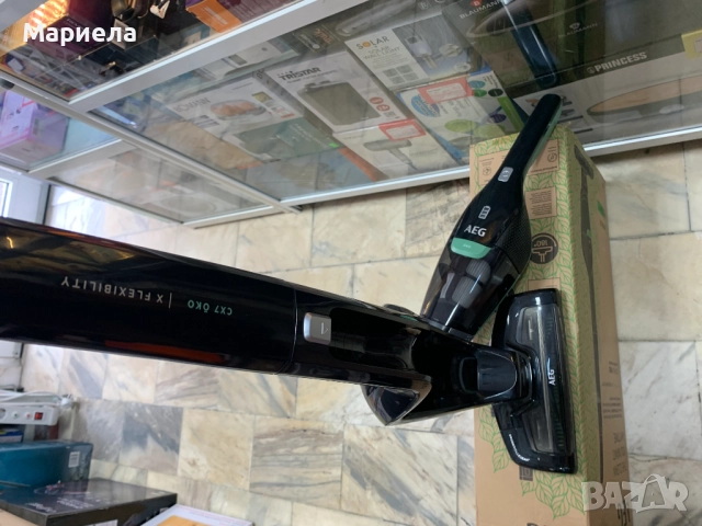 Вертикална прахосмукачка AEG Ergorapido Cx7-2-45Mo 2 в 1, без торба, 45 минути работа, снимка 7 - Прахосмукачки - 52051899
