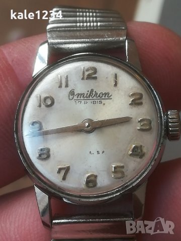 Дамски часовник Omikron. Swiss made. Швейцарски часовник. Ретро. Механичен. Vintage watch. , снимка 8 - Луксозни - 35500200