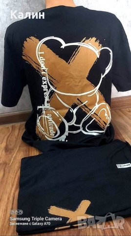Памучни дамски тениски с гумирано лого - два цвята - 24 лв., снимка 10 - Тениски - 44289384