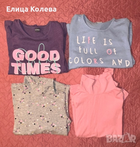 H&M и Waikiki лот памучни блузи за момиче 134-140 см/ 9-10 г, снимка 2 - Детски Блузи и туники - 52879017