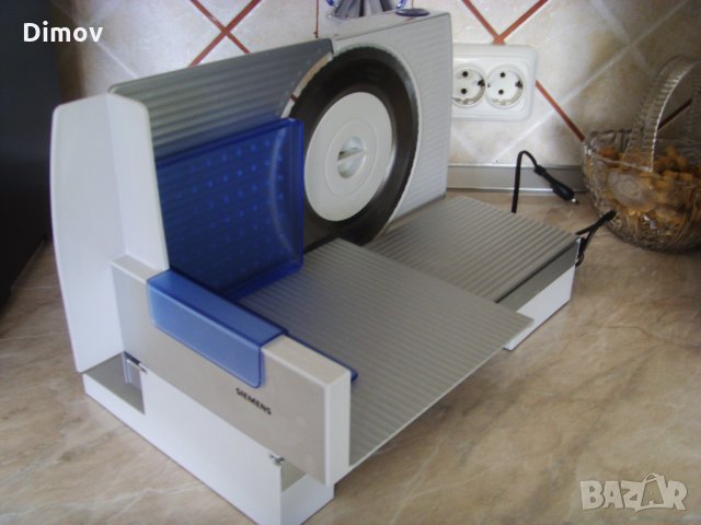 Уред за рязане (професионален) SIEMENS, 120W, Максимална дебелина на нарязване 15 мм, Инокс, Metalic, снимка 4 - Кухненски роботи - 31415719