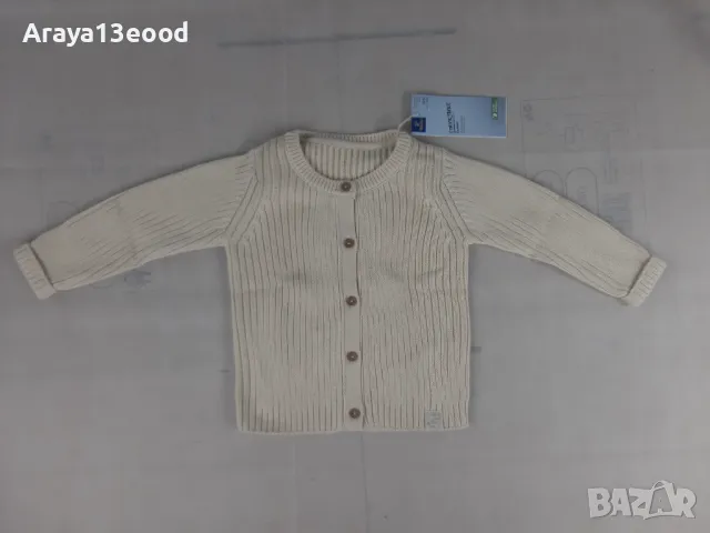 TCHIBO 2 бр. Бебешки памучни жилетки 1-2 год, снимка 4 - Други - 49887537