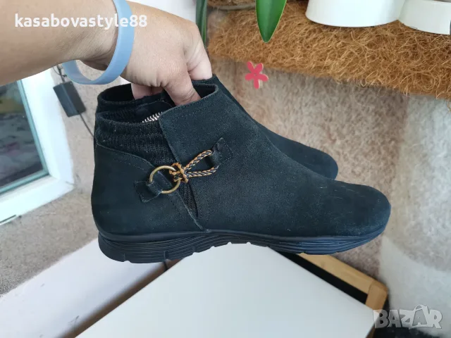 Боти Skechers Seager 39 н. Велур, снимка 12 - Дамски боти - 56210232