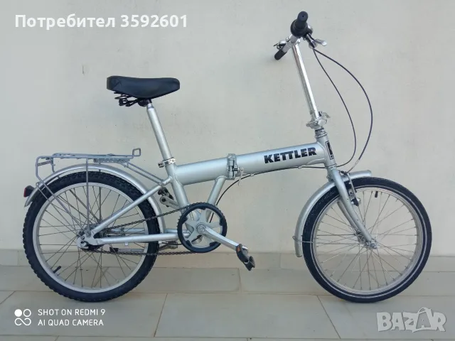 алуминиев сгъваем велосипед 20 цола., снимка 6 - Велосипеди - 56011709