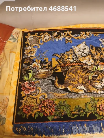 Нов ковьор за стена с котенца - 128/75 см. , снимка 2 - Декорация за дома - 56133534