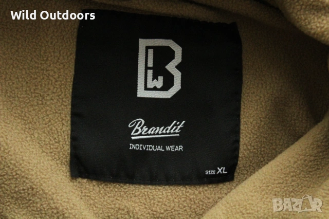 BRANDIT - мъжки зимен камуфлажен анорак яке, размер XL, снимка 4 - Екипировка - 53261809