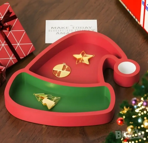 Молд поднос коледна шапка 18,4 см