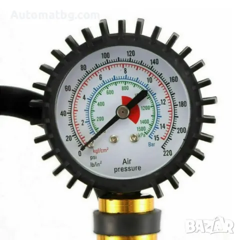 Пистолет за гуми с манометър Automat, За помпане, 16bar , снимка 2 - Аксесоари и консумативи - 49422714