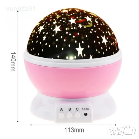 🌠Нощна лампа детски планетариум, снимка 2 - Детски нощни лампи - 54014047
