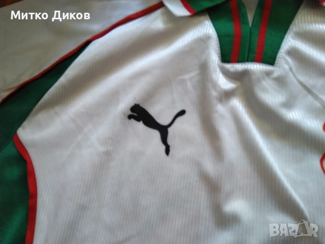 България футболна тениска маркова на Пума 1996г.официална евро 1996г размер Л и М, снимка 12 - Футбол - 51552918