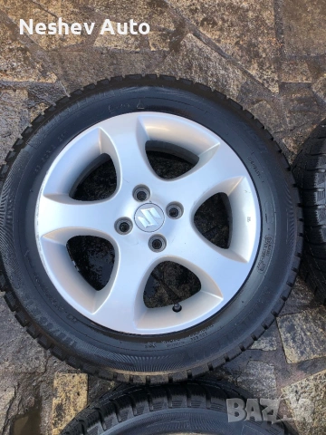 4бр. алуминиеви джанти от Suzuki Swift 15 цола., снимка 3 - Гуми и джанти - 53880458