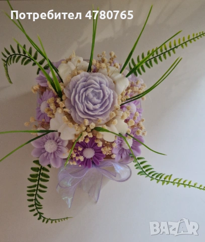 Ароматни сапунени цветя, снимка 4 - Декорация за дома - 54010671