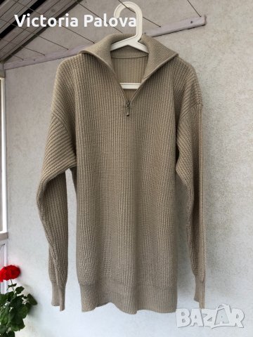 Тренд поло с цип, снимка 3 - Блузи с дълъг ръкав и пуловери - 30757635