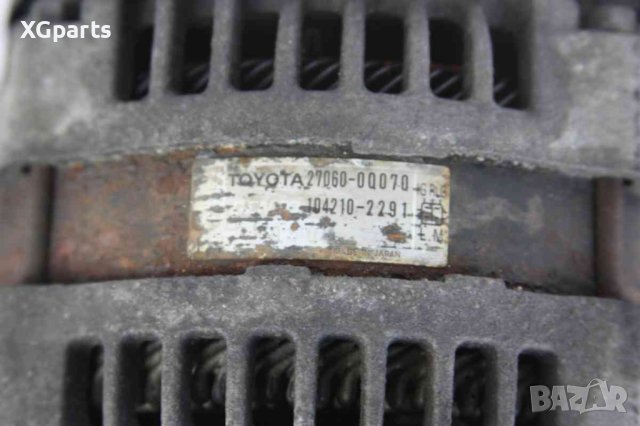 Алтернатор / генератор за Toyota Yaris II 1.0i 69 к.с. (2005-2012) 27060-0Q070, снимка 2 - Части - 42149500