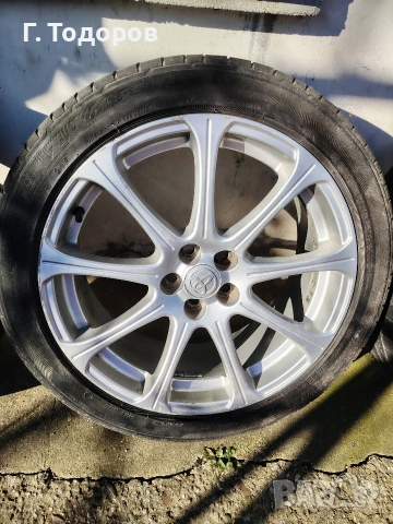 джанти с гуми 5х100 18цола Toyota Avensis t25, снимка 2 - Гуми и джанти - 54244193