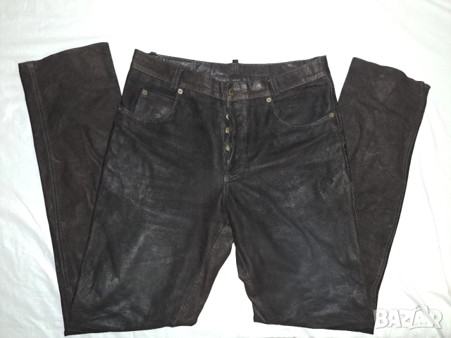 Gipsy Men's Leather Biker Pants 33(М)-(L) мъжки кожен панталон