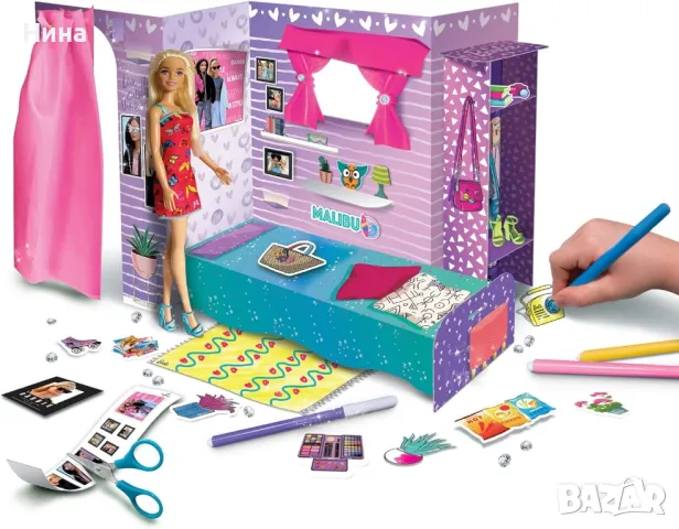 Креативен комплект LISCIANI BARBIE My Night & Day Loft , снимка 4 - Рисуване и оцветяване - 47296149