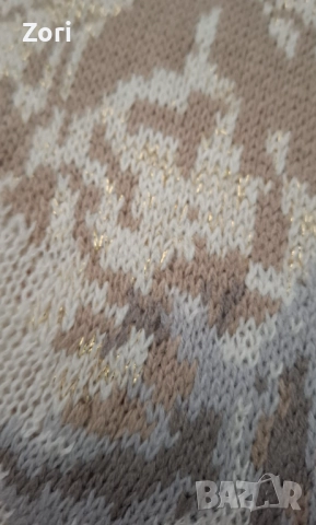 ИЗКЛЮЧИТЕЛНО КРАСИВА бяла ТОПЛА удължена блуза с бродирани цветя, снимка 4 - Блузи с дълъг ръкав и пуловери - 52960475