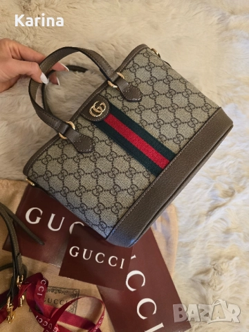 Налична чанта Gucci Ophidia Tote bag, снимка 3 - Чанти - 52243269