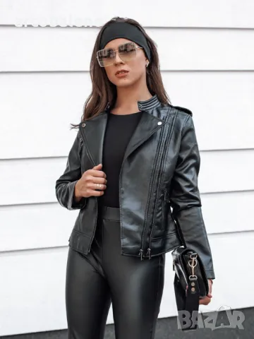 Дамско кожено байкърско яке RAVENIX