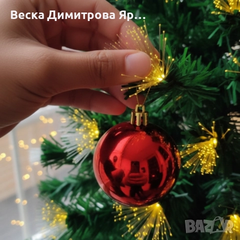 Коледна елха с вградени светлини - магията на Коледа - 150см, снимка 4 - Декорация за дома - 52443263