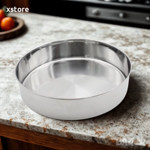 Кръгли тави за печене Rosberg – Емайлирани, снимка 5 - Съдове за готвене - 52794424