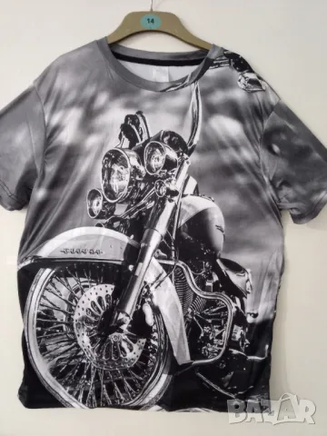 Тениска за фенове на американски класически мотоциклети:motorcycle model ,,101'' Indian scout , снимка 2 - Тениски - 48400649