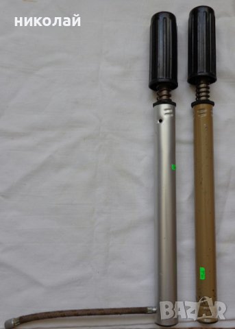 Помпа за гуми на ретро велосипед Балкан оригинални употребявани но запазена и напълно изправни, снимка 6 - Аксесоари за велосипеди - 36890876