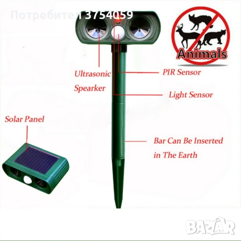 Уред против вредители, снимка 3 - Градинска техника - 53076581