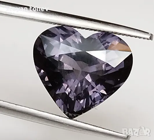 Тренди шпинел в сивеещо лилаво и VVS чистота - 5.02кт.! Нов!, снимка 12 - Колиета, медальони, синджири - 44719364