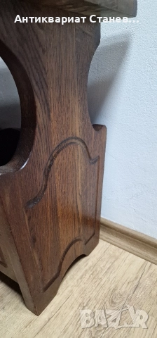 Масивна дъбова поставка за вестници, снимка 7 - Декорация за дома - 52619296
