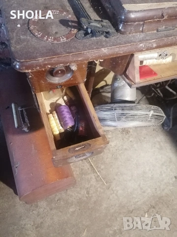Стара крачна шевна машина, снимка 6 - Антикварни и старинни предмети - 54173009