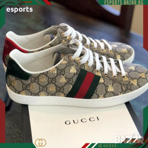 $778 Мъжки кецове Gucci Supreme Bee 45 EU,11 UK,11.5 US, снимка 10 - Кецове - 32968438