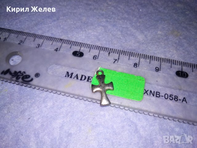 ПОСРЕБРЕНО СТИЛНО АРТ КРЪСТЧЕ от БЛАГОРОДНА НЕРЪЖДАЕМА СТОМАНА 18104, снимка 7 - Колиета, медальони, синджири - 39379314