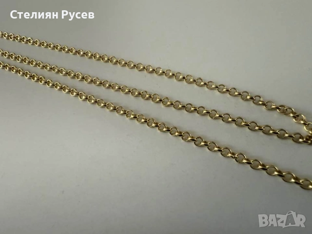НОВ 8.93гр 57см златен ланец версаче / златно колие / синджир / ланец / злато / златен / GOLD 585 / , снимка 5 - Колиета, медальони, синджири - 52078359