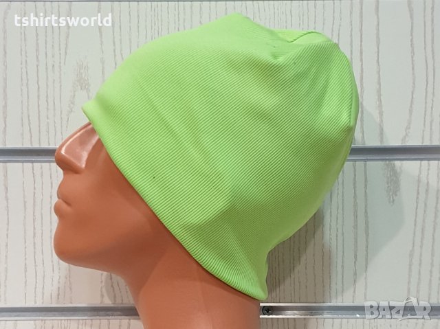 Нова зимна шапка в неонов зелен цвят, снимка 7 - Шапки - 32046534