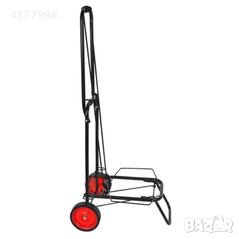 Товарна количка, До 45кг., Метал, Черна , снимка 2 - Аксесоари и консумативи - 51996173