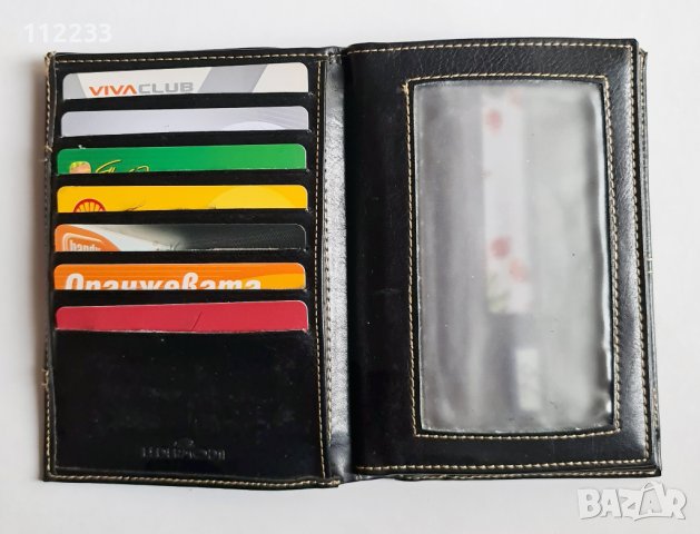 Голям кожен портфейл, снимка 2 - Портфейли, портмонета - 39488697