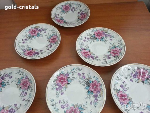 Руски порцеланов сервиз за чай ЛФЗ, снимка 3 - Антикварни и старинни предмети - 30592543