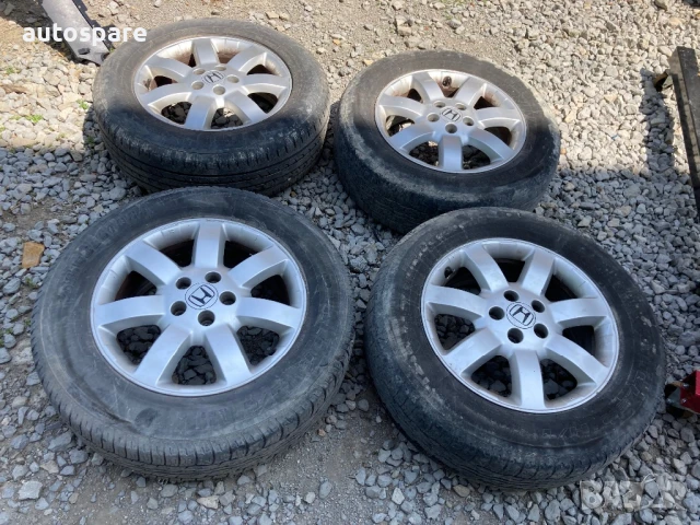 Оригинални джанти с гуми ХОНДА ЦР-В 3. 17”. 5x114.3., снимка 3 - Гуми и джанти - 50581922