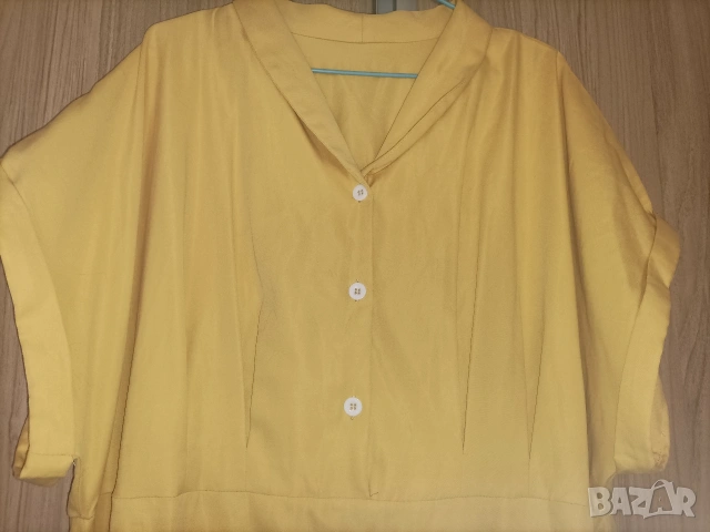 Макси жълта рокля , снимка 2 - Рокли - 54308918