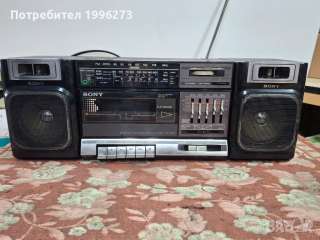    Продавам радио касетофон SONY, снимка 2 - Радиокасетофони, транзистори - 53993700
