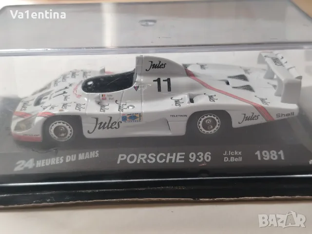 Колекционерска количка IXO Porsche 936/81 - Winner Le Mans 1981 (1:43)