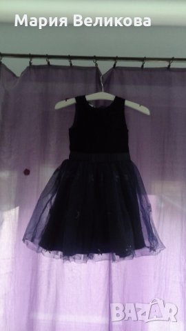 Детска рокля с ефектна тюлена част , снимка 5 - Детски рокли и поли - 35385095