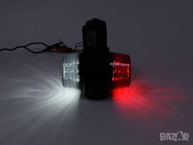 LED габарит рогче 18 LED под 90 градуса 170 mm с опушена оптика, снимка 5 - Аксесоари и консумативи - 55868983