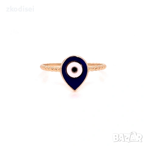 Златен дамски пръстен 1,03гр. размер:54 14кр. проба:585 модел:38778-1