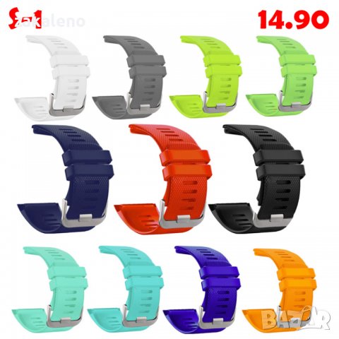 Силиконова каишка верижка Garmin Vivoactive HR Sport Instinct, снимка 3 - Каишки за часовници - 37937209
